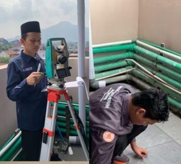 Unisba dan BHRD Jabar Luruskan Arah Kiblat di RSU Harapan Keluarga Rancaekek