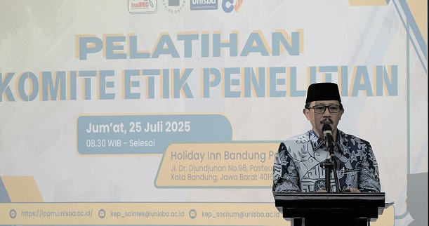 Unisba dan INAREC Bersatu Tingkatkan Kapasitas Komite Etik Lewat Pelatihan Riset Bermutu