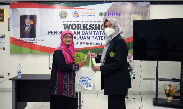 LPPM Unisba–PAIB Perkuat Kerja Sama, Gelar Workshop Paten untuk Dorong Kreativitas Akademisi