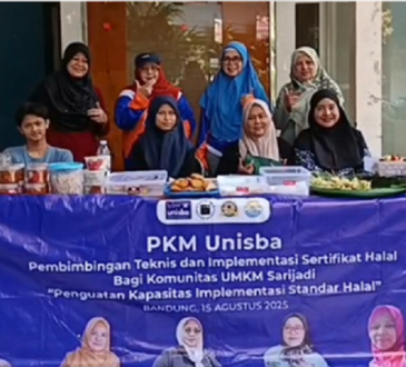 Komunitas UMKM Sarijadi Meriahkan Fun Bike 2025: Warna Baru Milad ke-67 Unisba