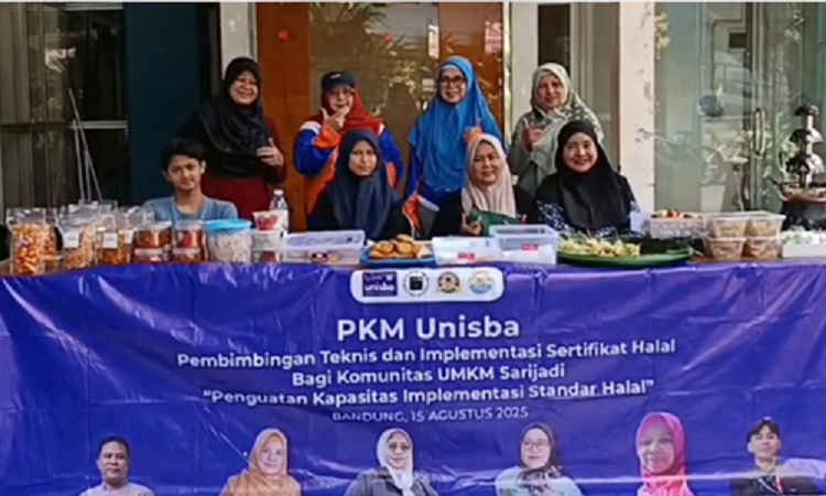 Komunitas UMKM Sarijadi Meriahkan Fun Bike 2025: Warna Baru Milad ke-67 Unisba