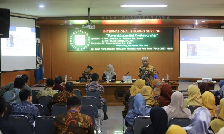 Perkuat Ekosistem Akademik, Unisba Gelar Diskusi Internasional tentang Impactful Professorship