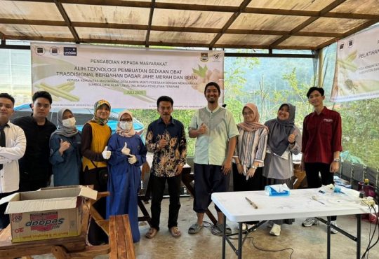 Sabun Herbal Berbasis Tanaman Obat lokal: Hilirisasi Hasil Penelitian