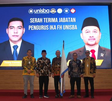 Rektor Unisba Resmi Melantik Pengurus IKA FH 2025–2030, Wamenkum RI Kupas Arah Baru Hukum Pidana