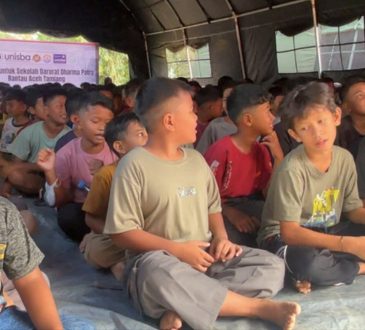 Unisba dan BKSWI Turut Perkuat Layanan Pendidikan melalui Sekolah Darurat Dharma Patra di Aceh Tamiang