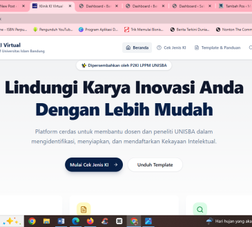 KI Virtual LPPM Unisba Permudah Proses Perlindungan Inovasi Akademik