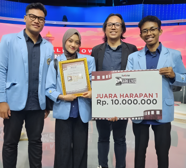 Mahasiswa Fikom Unisba Raih Juara Harapan 1 di Karni Ilyas Award 2025, Video tentang Media Cetak Tayang di Tv One