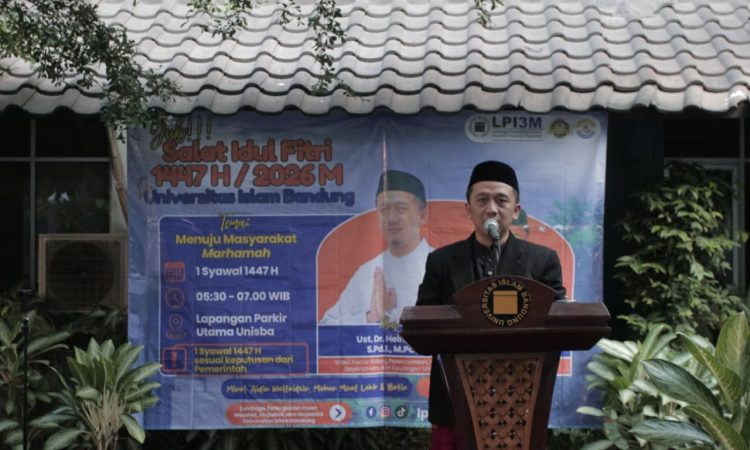 Salat Idulfitri Unisba Berlangsung Khusyuk, Warek PASDUK Tekankan Pentingnya Pembaruan Iman
