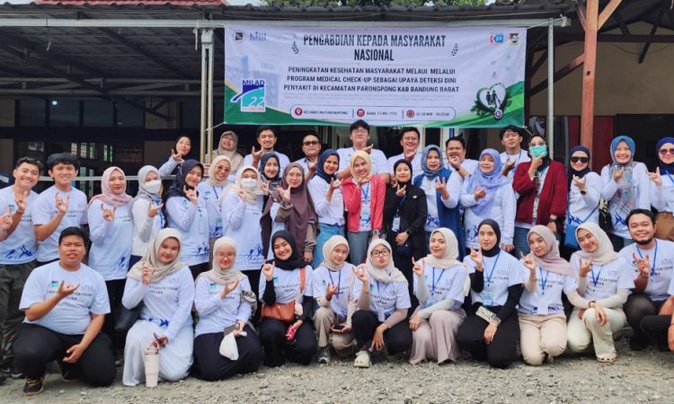 Sambut Milad ke-22, FK Unisba dan KIBI Gelar Pengabdian Masyarakat Nasional di Parongpong KBB
