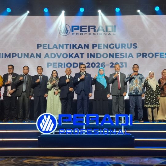 Unisba Hadiri Pelantikan DPN PERADI Profesional 2026–2031, Perkuat Kolaborasi Strategis di Bidang Hukum