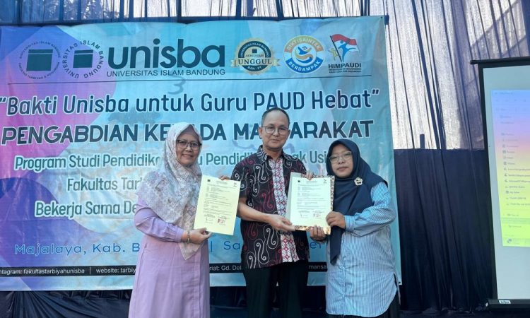FTK Unisba Perkuat Kompetensi Guru PAUD Lewat Program “Bakti Unisba untuk Guru PAUD Hebat” di Majalaya