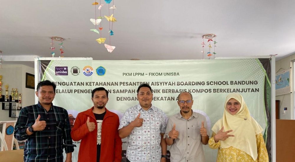 LPPM Unisba Dorong Ketahanan Pesantren Hadapi Krisis Iklim melalui Pengelolaan Kompos Berkelanjutan di ABS Bandung