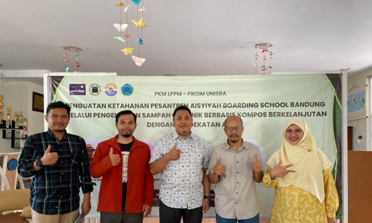 LPPM Unisba Dorong Ketahanan Pesantren Hadapi Krisis Iklim melalui Pengelolaan Kompos Berkelanjutan di ABS Bandung