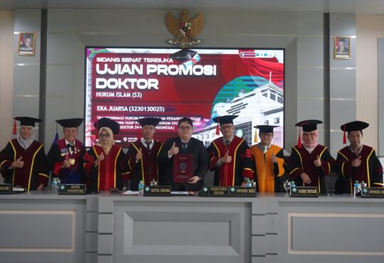 Eka Juarsa Raih Doktor Hukum Islam dalam Tiga Tahun, IPK 3,87 dan Summa Cum Laude