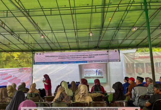 FK Unisba Tingkatkan Kapasitas Kader Posbindu Cimekar untuk Perkuat Deteksi Dini PTM